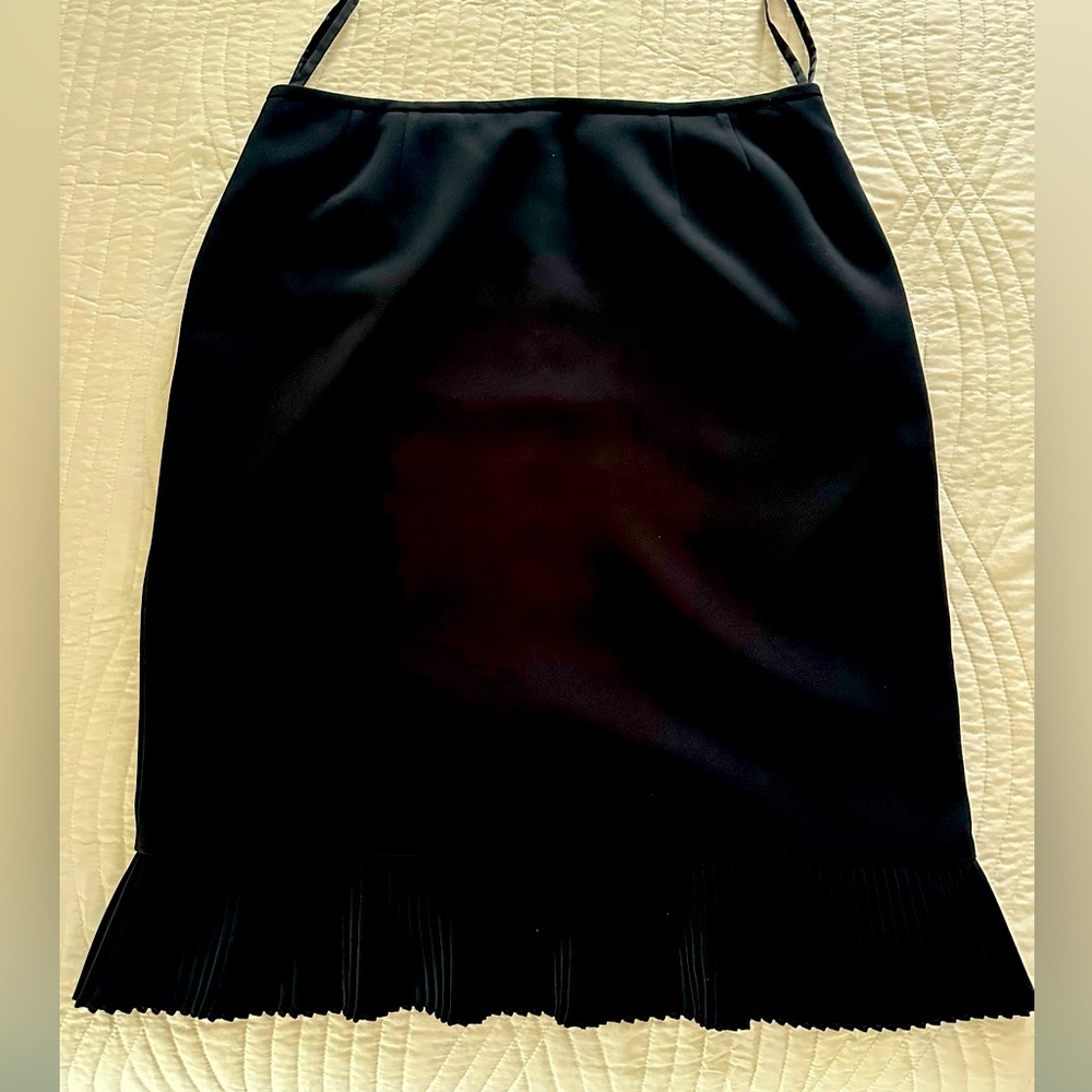 Le Suit Petite Dress Pencil Skirt Womens Size 12P Petite Black Knee Length VTG
